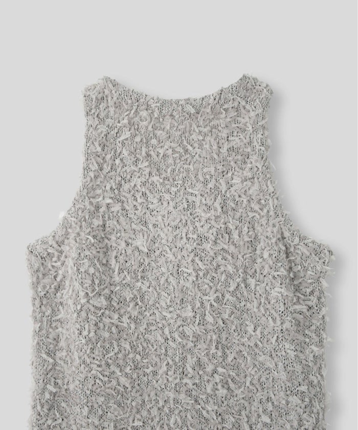 アメリカンスリーブ Vネック 2WAY フェザー レイヤード ファーベスト  海外系 きれいめ 韓国風 韓国系 スタイル盛れ KINO THE KEI