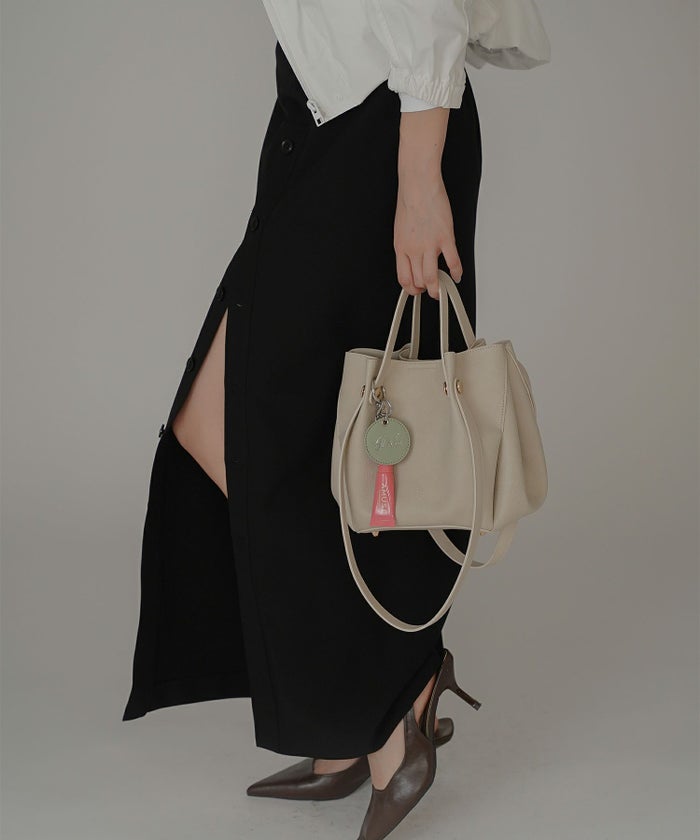 ペンシルスカート ツイル ナローシルエット スリット入り カジュアル エレガント 海外系 きれいめ 韓国風 韓国系 スタイル盛れ KINO THE KEI