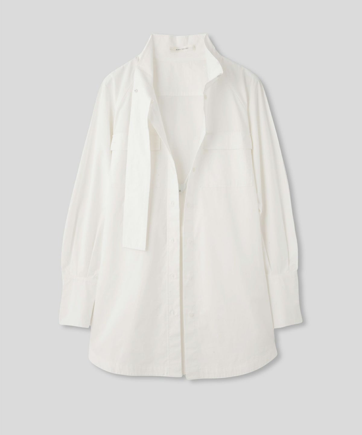 ストリート ストカジ ボーイッシュ メンズライク ロングシャツ チュニック ミニワンピ 長め丈 韓国風 韓国系 カジュアル エレガント 海外系 きれいめ 細見え カジュアル スタイル盛れ KINO THE KEI