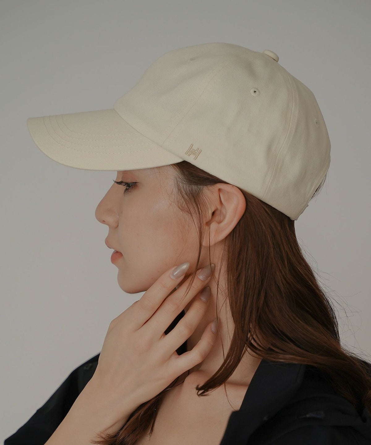刺繍 サイズ調整 日よけ帽子 シンプル コットン 小顔効果 紫外線 カジュアル ストリート ストカジ ボーイッシュ メンズライク エレガント 海外系 きれいめ 韓国風 韓国系 スタイル盛れ KINO THE KEI
