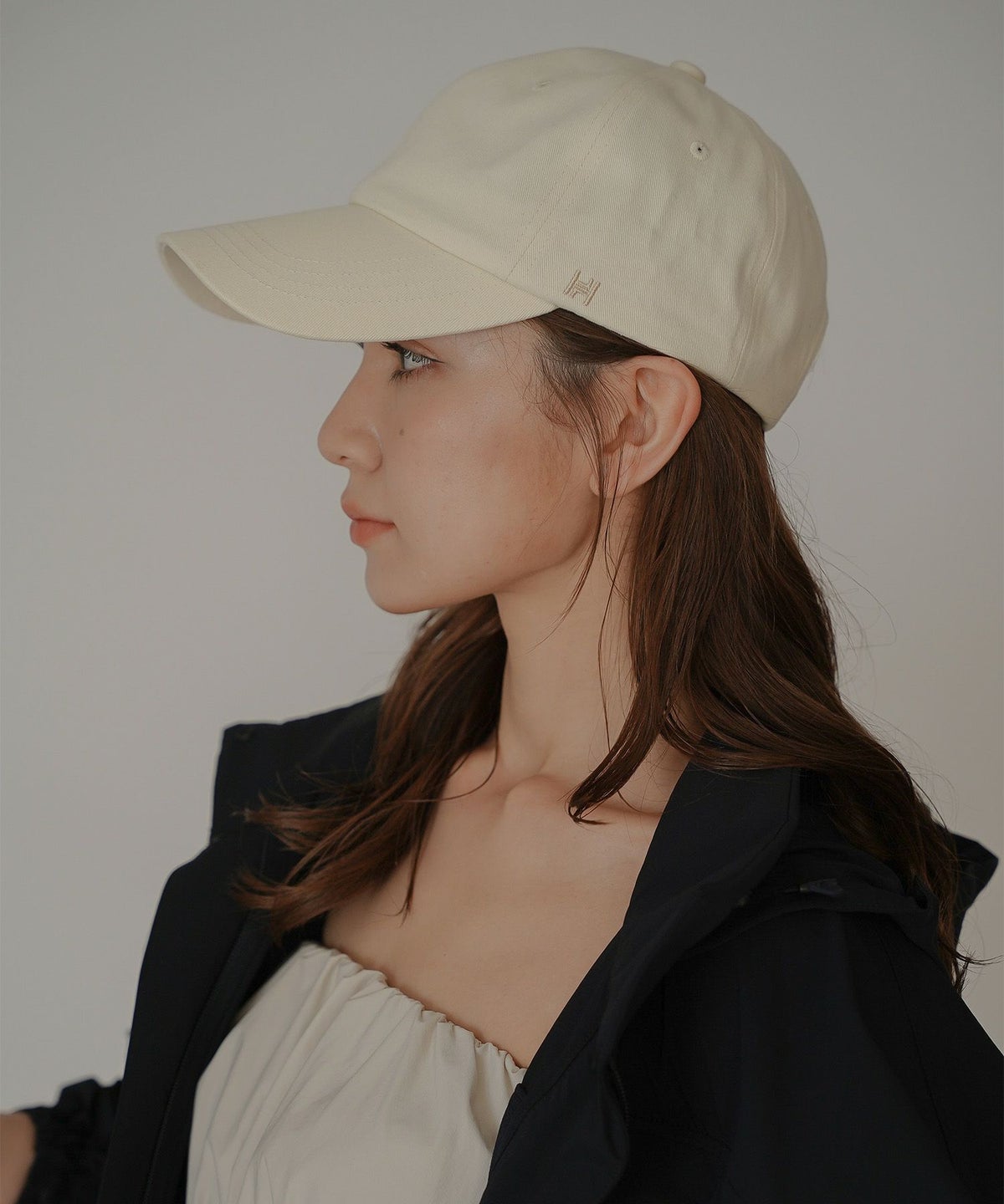 刺繍 サイズ調整 日よけ帽子 シンプル コットン 小顔効果 紫外線 カジュアル ストリート ストカジ ボーイッシュ メンズライク エレガント 海外系 きれいめ 韓国風 韓国系 スタイル盛れ KINO THE KEI