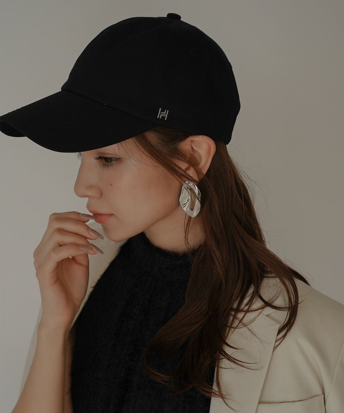 刺繍 サイズ調整 日よけ帽子 シンプル コットン 小顔効果 紫外線 カジュアル ストリート ストカジ ボーイッシュ メンズライク エレガント 海外系 きれいめ 韓国風 韓国系 スタイル盛れ KINO THE KEI