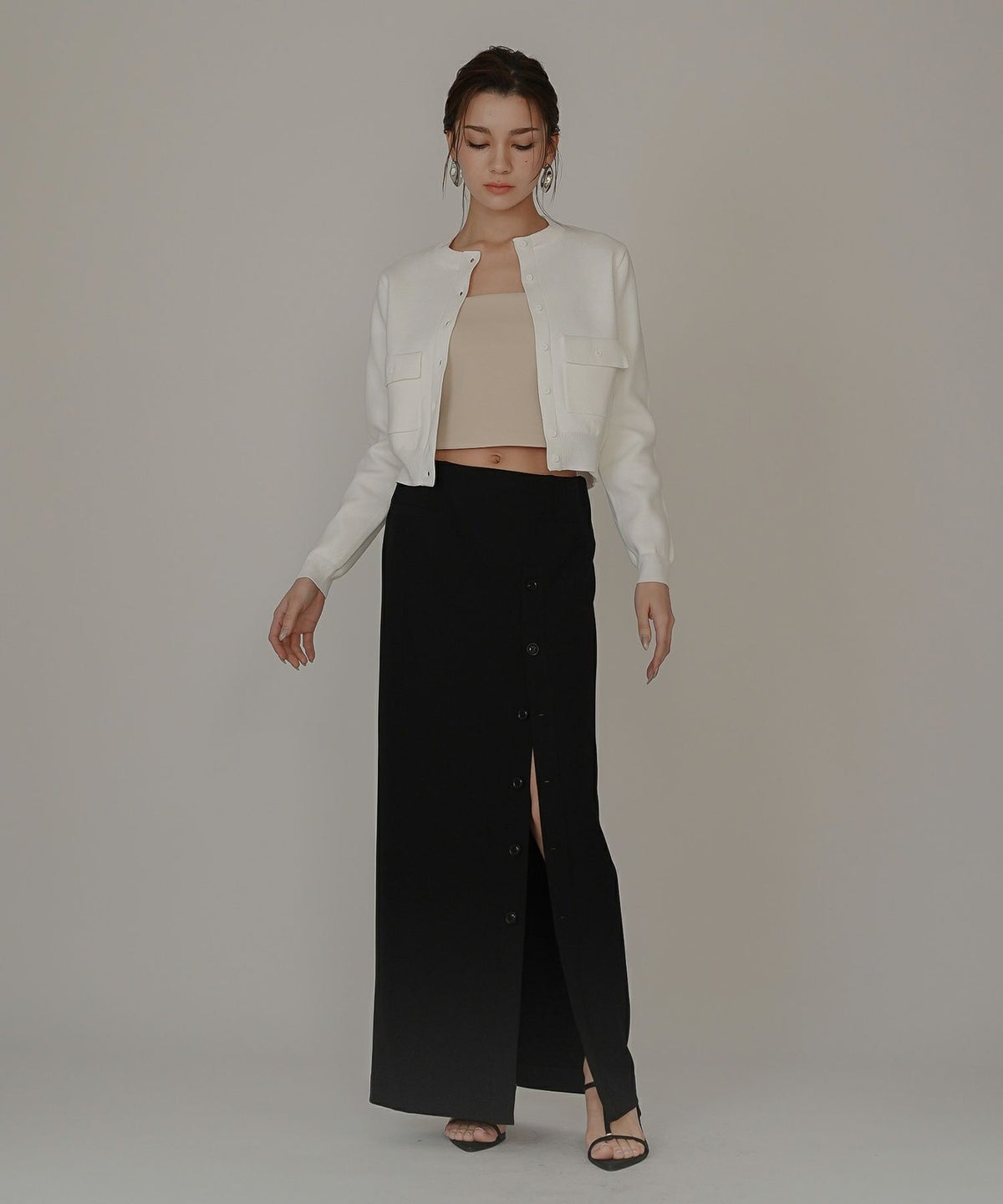 モテコーデ デートコーデ 大人 あざと可愛い 肌見せ 韓国風 綺麗め 細見え カジュアル スタイル盛れ KINO THE KEI