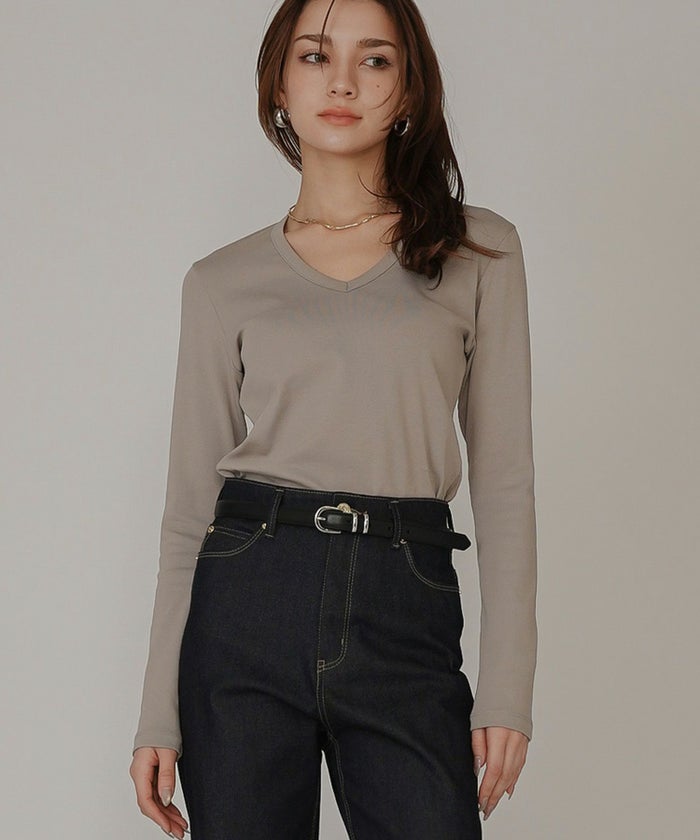 リラックス 休日 ワークアウト ヨガ ジム ウェア ランニング ウォーキング 通勤 通学 ベーシック タイトシルエット スリット入り リブ カジュアル エレガント 海外系 きれいめ 韓国風 韓国系 スタイル盛れ KINO THE KEI