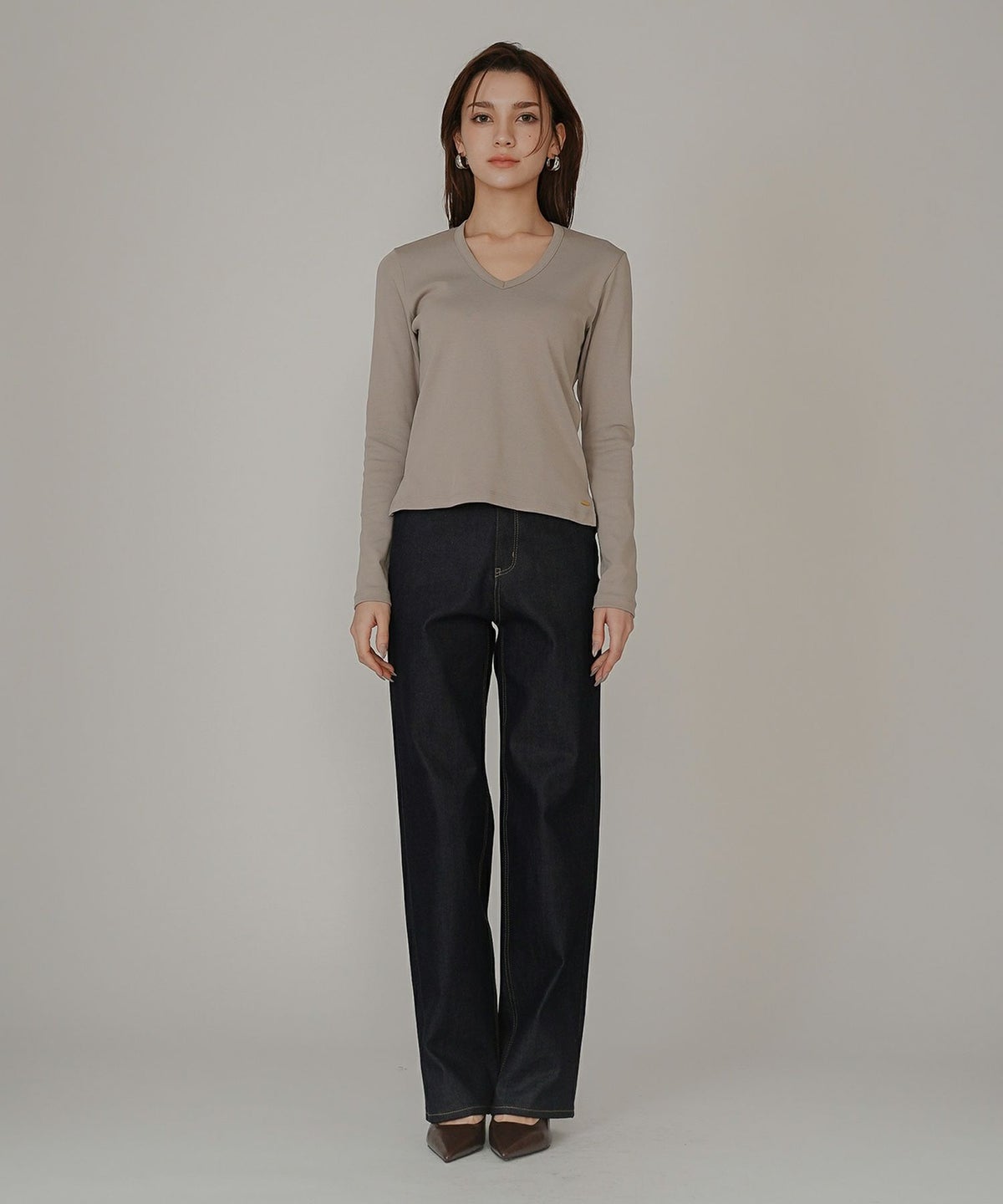 リラックス 休日 ワークアウト ヨガ ジム ウェア ランニング ウォーキング 通勤 通学 ベーシック タイトシルエット スリット入り リブ カジュアル エレガント 海外系 きれいめ 韓国風 韓国系 スタイル盛れ KINO THE KEI