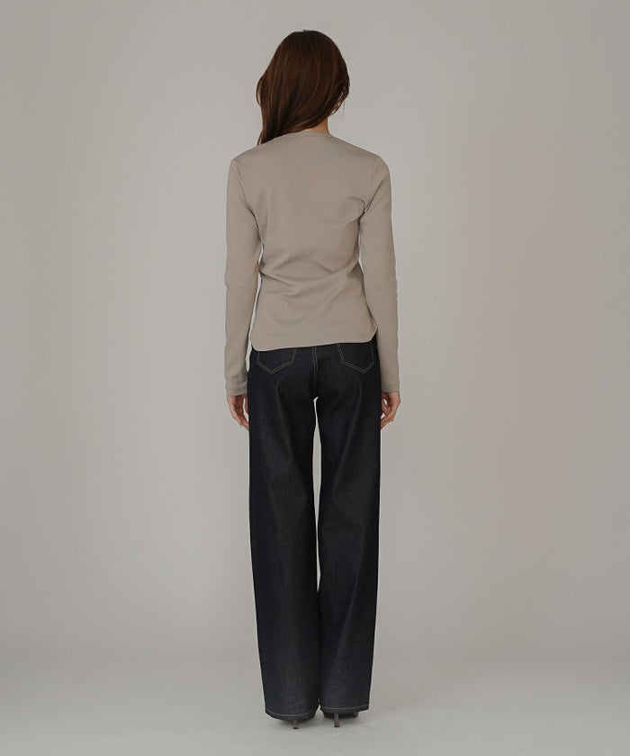 リラックス 休日 ワークアウト ヨガ ジム ウェア ランニング ウォーキング 通勤 通学 ベーシック タイトシルエット スリット入り リブ カジュアル エレガント 海外系 きれいめ 韓国風 韓国系 スタイル盛れ KINO THE KEI