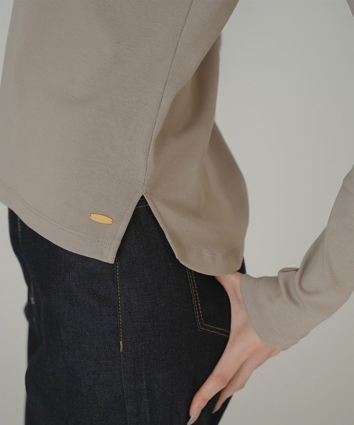 リラックス 休日 ワークアウト ヨガ ジム ウェア ランニング ウォーキング 通勤 通学 ベーシック タイトシルエット スリット入り リブ カジュアル エレガント 海外系 きれいめ 韓国風 韓国系 スタイル盛れ KINO THE KEI