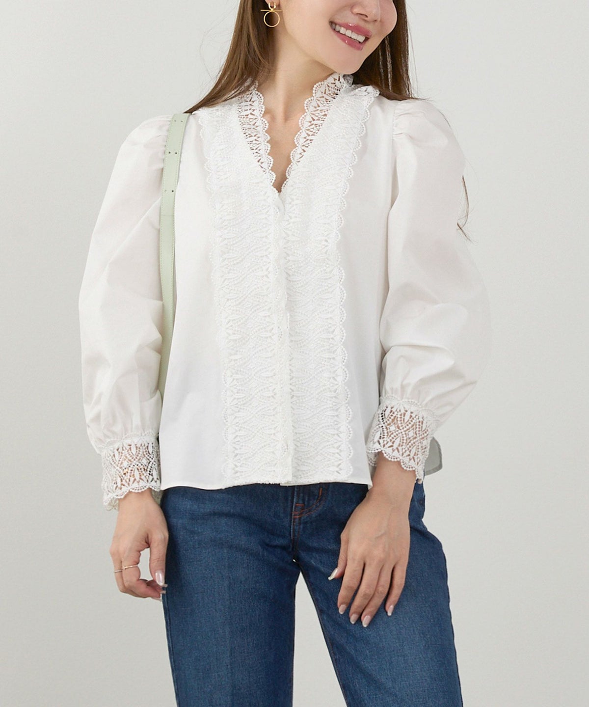 手洗い可 オケージョン 大人可愛い 上品 きれいめ オフィス 大人カジュアル フェミニン 白黒 ジョイントスペース