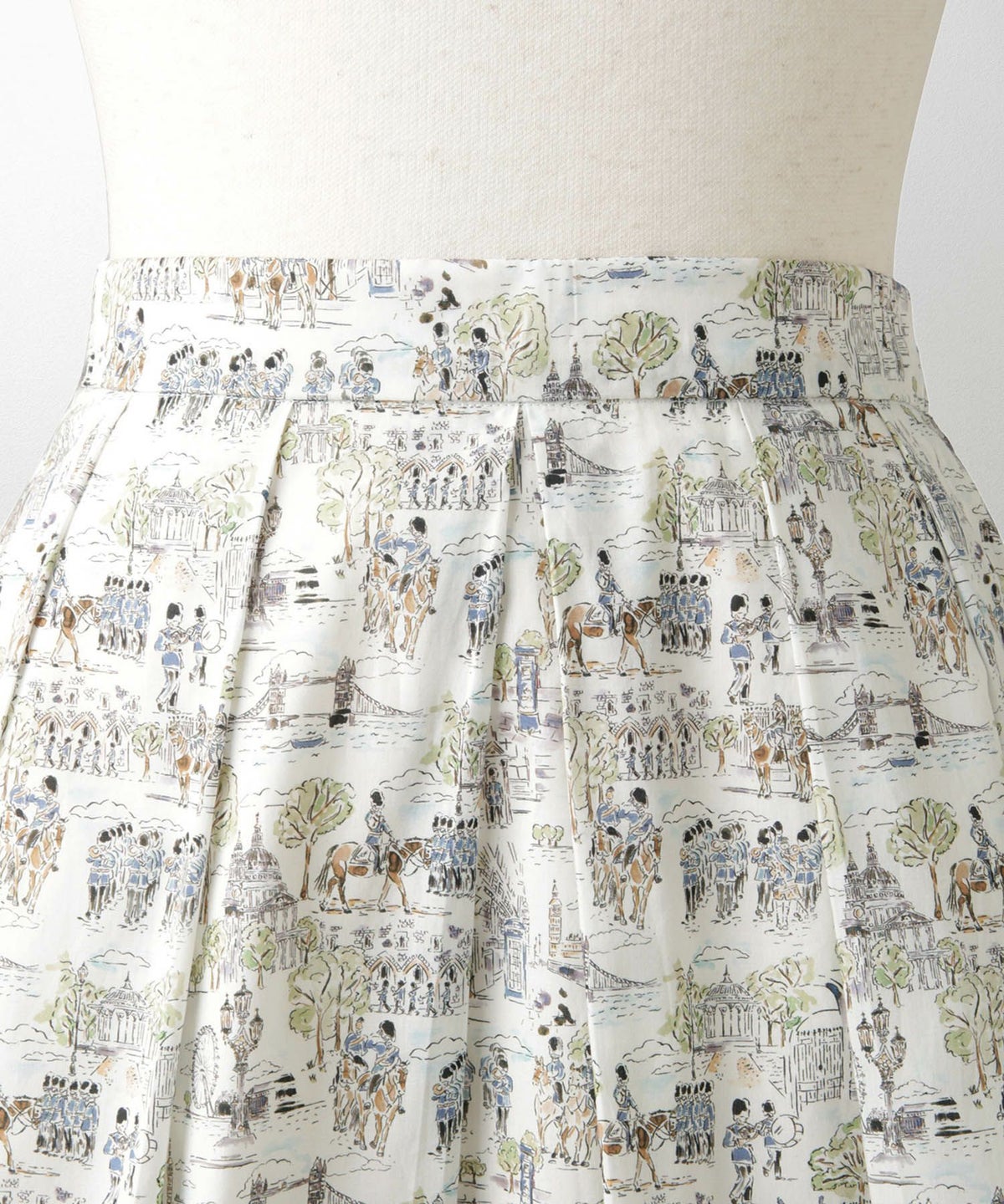 スカート ボトムス レディース ファッション 膝下丈 かわいい きれいめ 柄 リバティ ウォッシャブル 春秋 ジョイントスペース