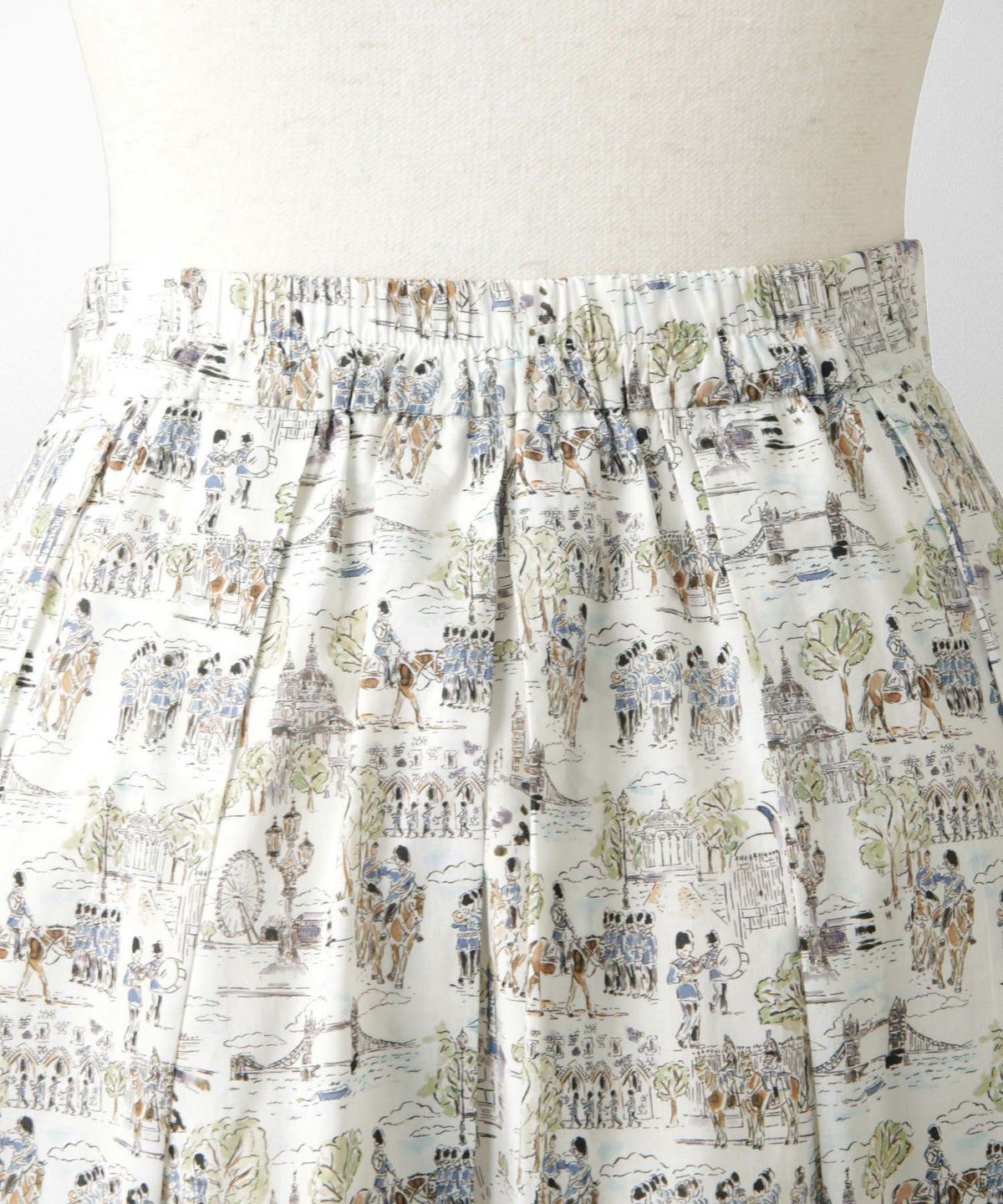 スカート ボトムス レディース ファッション 膝下丈 かわいい きれいめ 柄 リバティ ウォッシャブル 春秋 ジョイントスペース