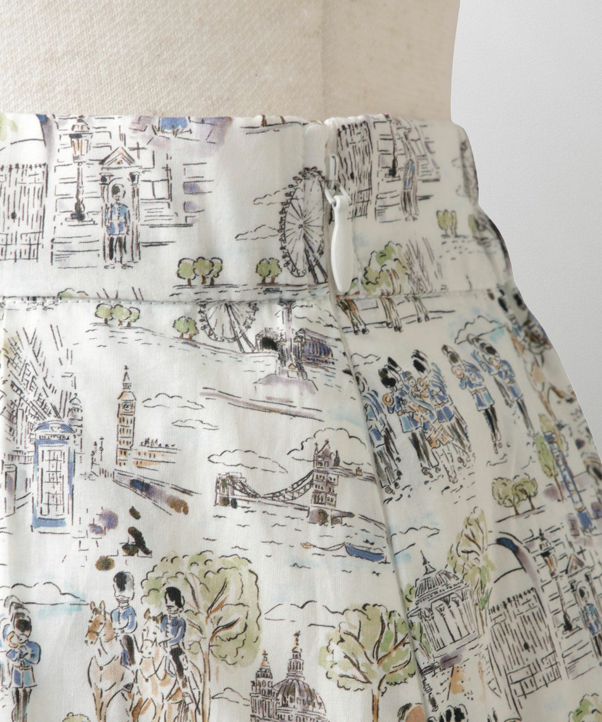 スカート ボトムス レディース ファッション 膝下丈 かわいい きれいめ 柄 リバティ ウォッシャブル 春秋 ジョイントスペース