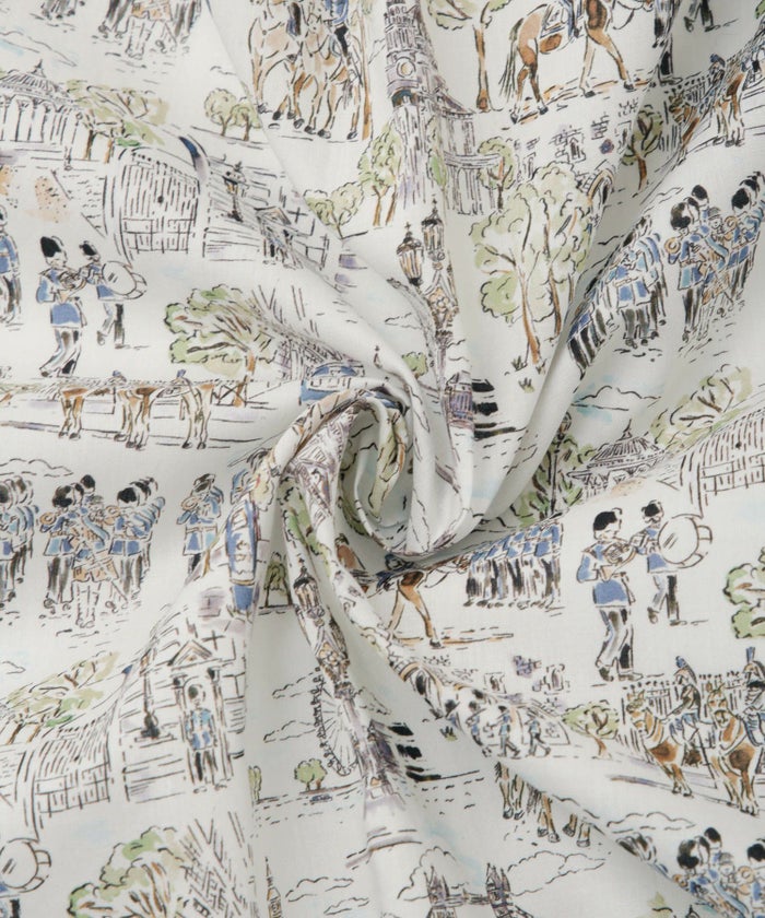 スカート ボトムス レディース ファッション 膝下丈 かわいい きれいめ 柄 リバティ ウォッシャブル 春秋 ジョイントスペース