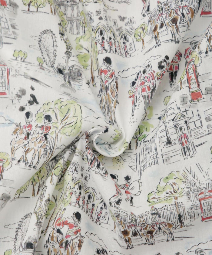 トップス ブラウス レディース ファッション かわいい きれいめ 柄 リバティ ウォッシャブル 春秋 ジョイントスペース