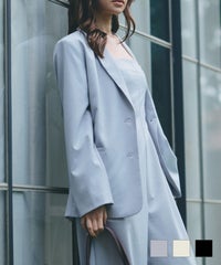 コート アウター 薄手 長袖 ミディアム丈 ライトアウター 羽織り 袖スリット 裏地 お洒落 可愛い メンズライク カジュアル シンプル スーツジャケット カジュアル エレガント 海外系 きれいめ 韓国風 韓国系 スタイル盛れ KINO THE KE シングル ジャケット KINO THE KEI