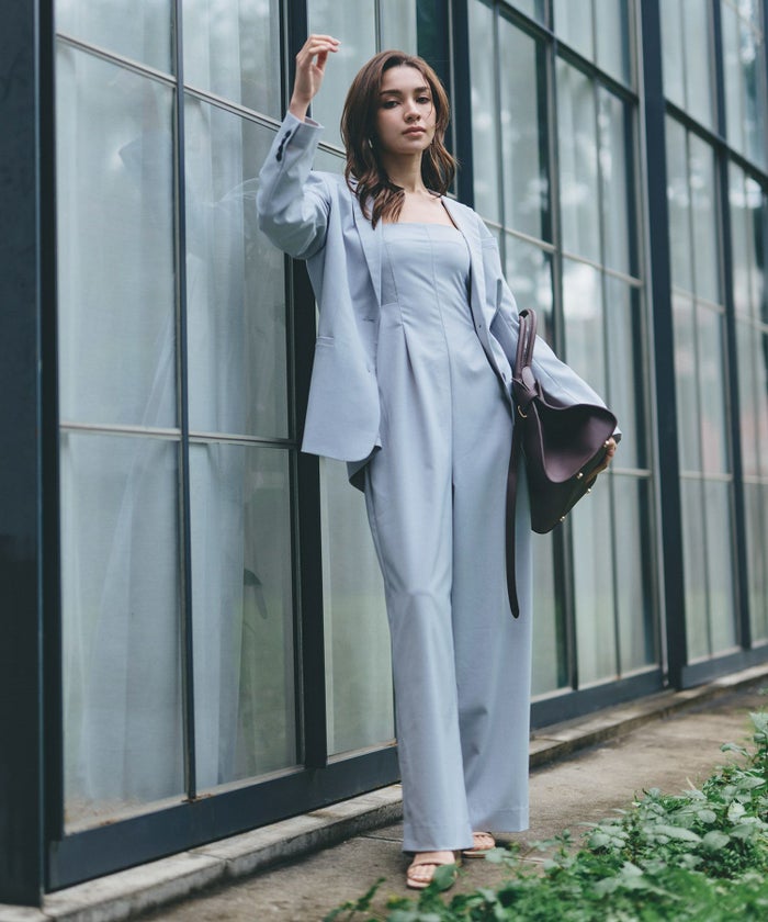 袖スリット 裏地 お洒落 可愛い メンズライク カジュアル シンプル スーツジャケット カジュアル エレガント 海外系 きれいめ 韓国風 韓国系 スタイル盛れ KINO THE KE