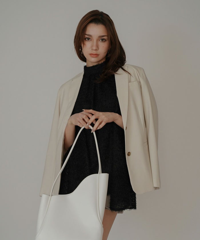 袖スリット 裏地 お洒落 可愛い メンズライク カジュアル シンプル スーツジャケット カジュアル エレガント 海外系 きれいめ 韓国風 韓国系 スタイル盛れ KINO THE KE