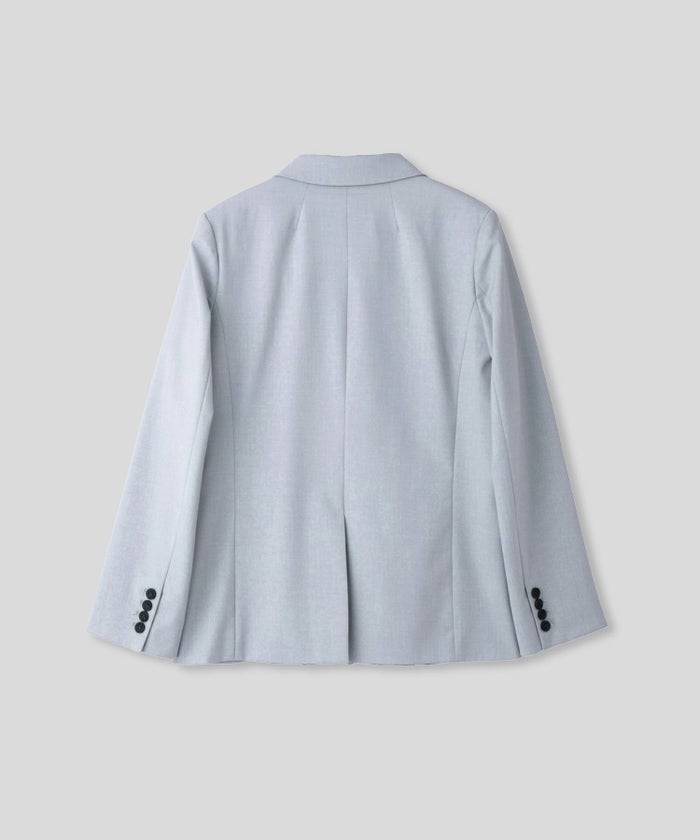 袖スリット 裏地 お洒落 可愛い メンズライク カジュアル シンプル スーツジャケット カジュアル エレガント 海外系 きれいめ 韓国風 韓国系 スタイル盛れ KINO THE KE