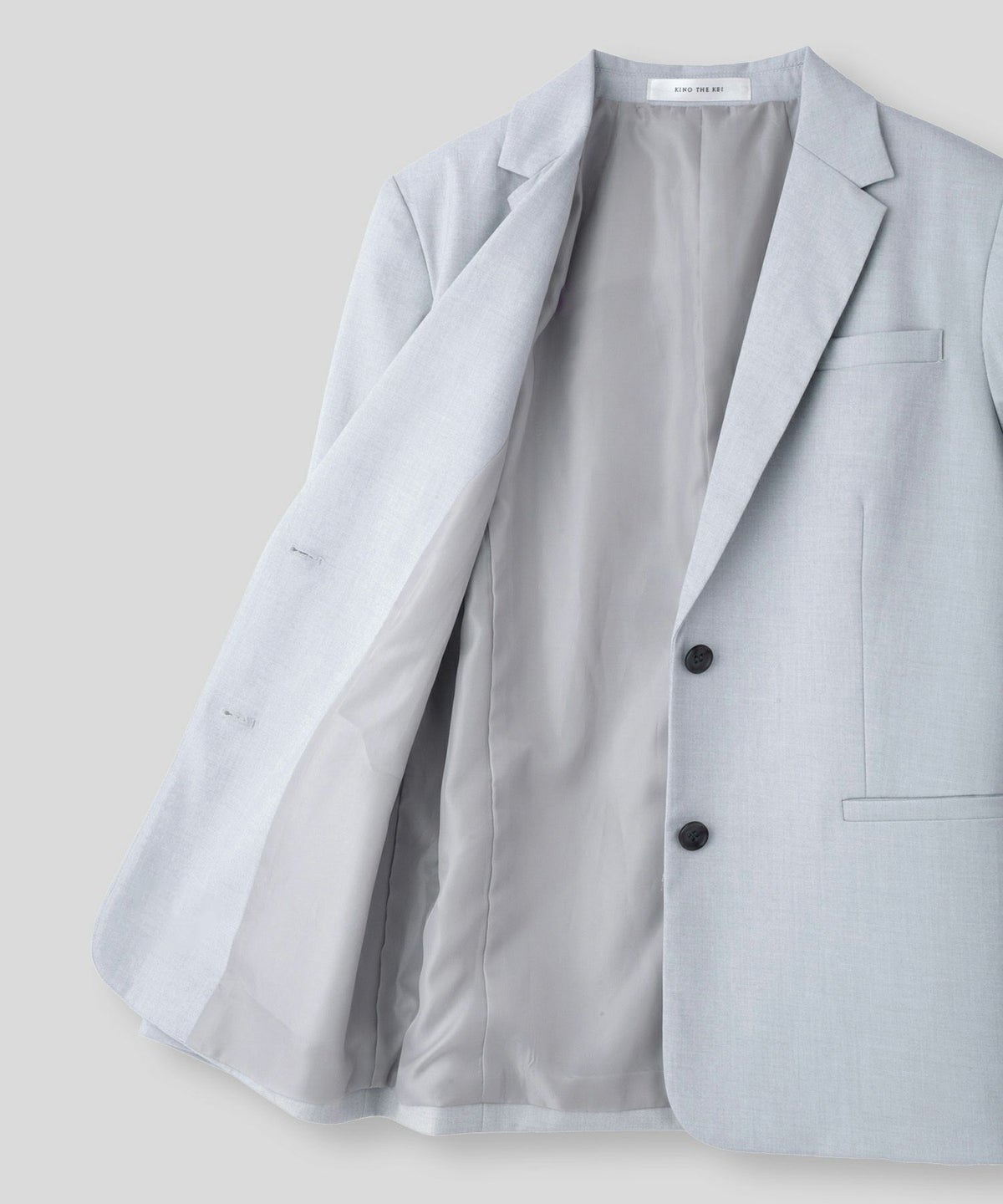 袖スリット 裏地 お洒落 可愛い メンズライク カジュアル シンプル スーツジャケット カジュアル エレガント 海外系 きれいめ 韓国風 韓国系 スタイル盛れ KINO THE KE