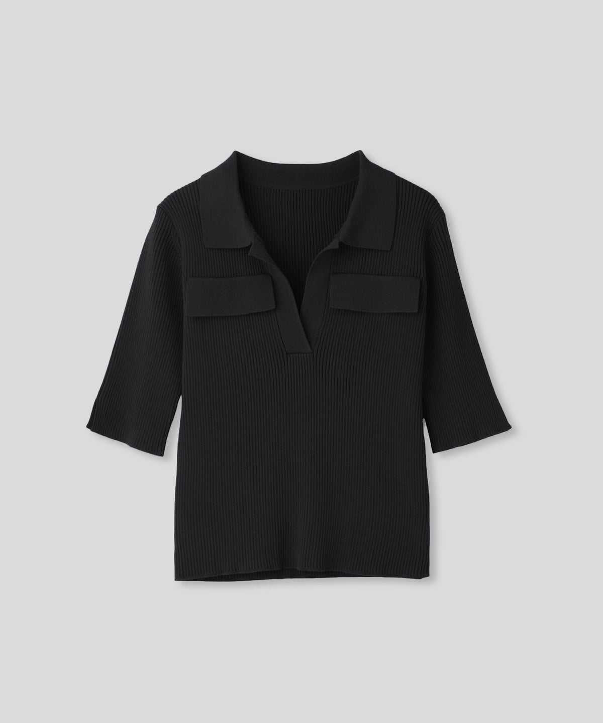 サマーニット スリット入り シンプル 大人可愛い きれいめ カジュアル 通勤 通学 涼しい 快適 無地 Tシャツ風 ニットポロ 上品 体型カバー 大人女子 夏服 海外系 きれいめ 韓国風 韓国系 スタイル盛れ KINO THE KEI