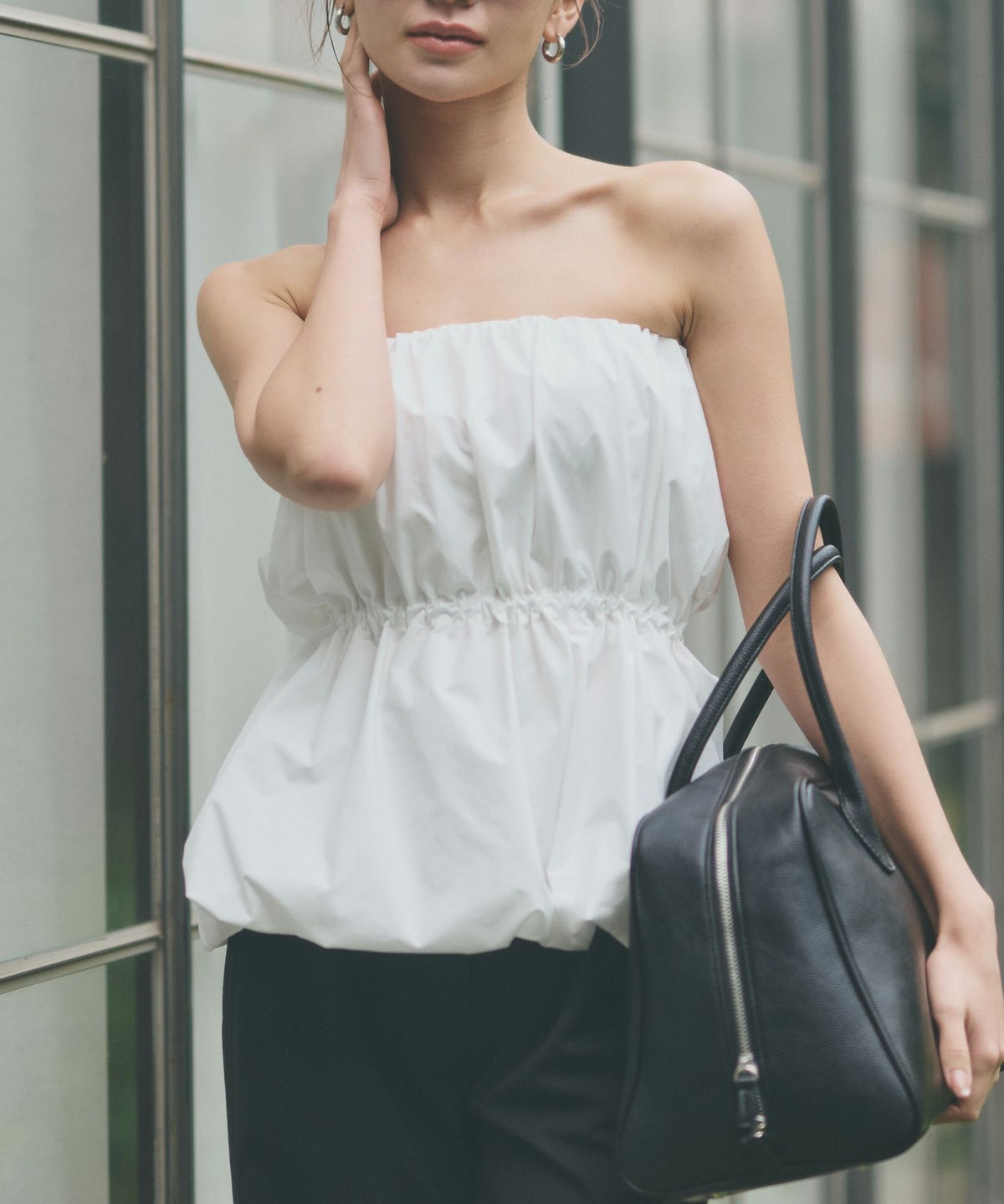 可愛い 大人 大人女子 大人可愛い 通学 学生 女子会 パーティー 着回し デイリー レイヤード インスタ映え 体型カバー 綺麗め 細見え オフショル KINO THE KEI