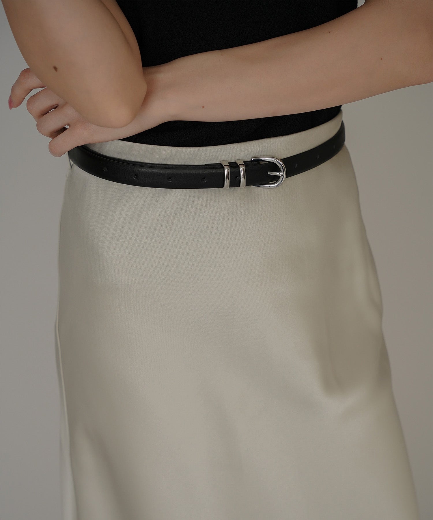 * vintage teria ♡ * シックでかわいい 革ベルトの テリアさん 細 ヴィンテージ ベルト KINO THE KEI 全2色｜ktk917-0215【1