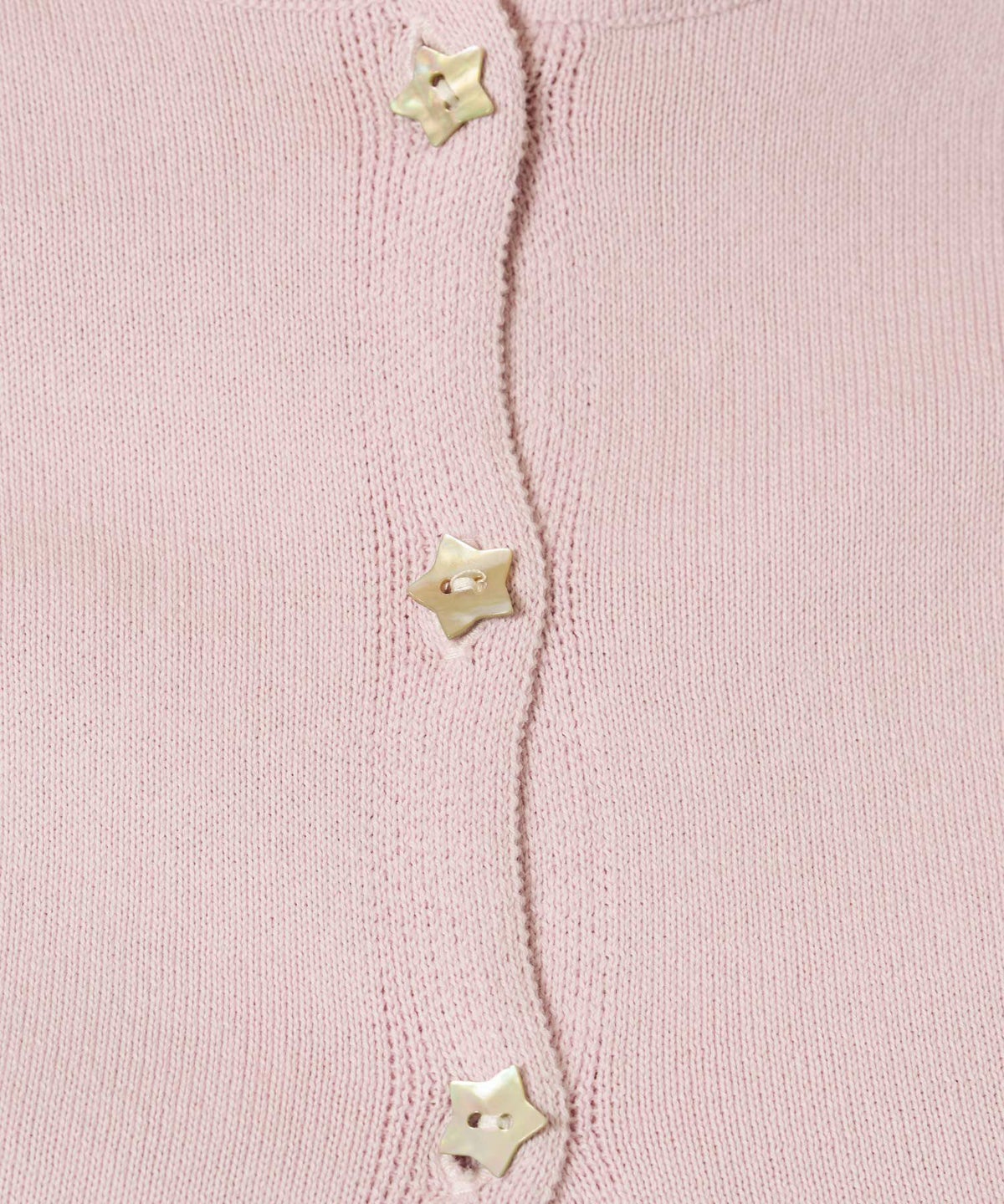 スター/ボタン/カーディガン