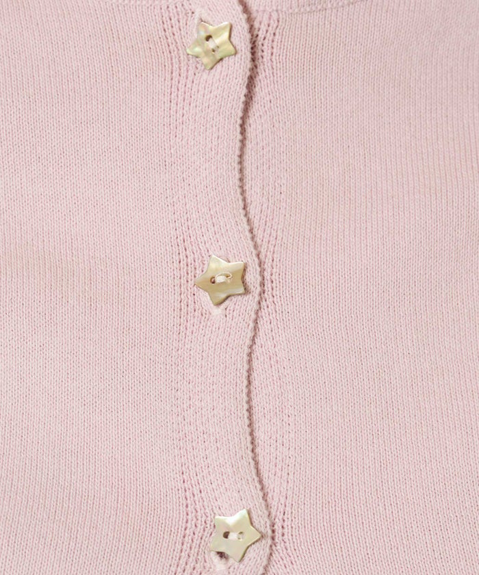 スター/ボタン/カーディガン