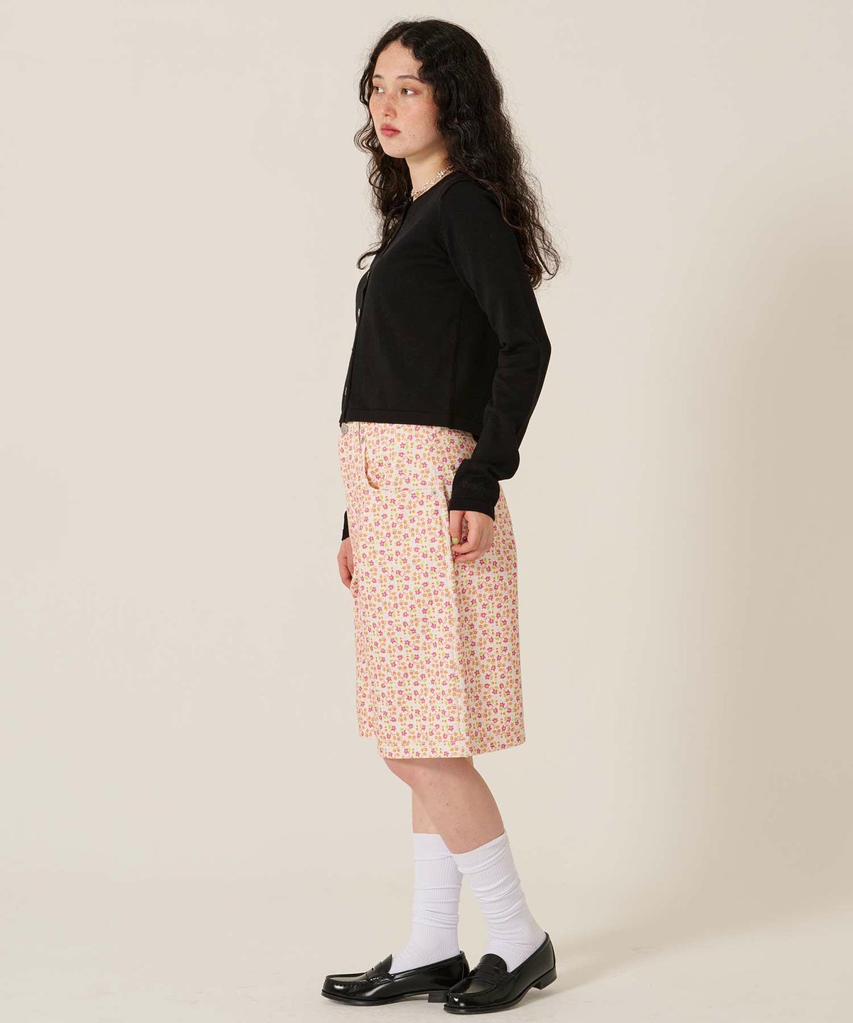 スター/ボタン/カーディガン