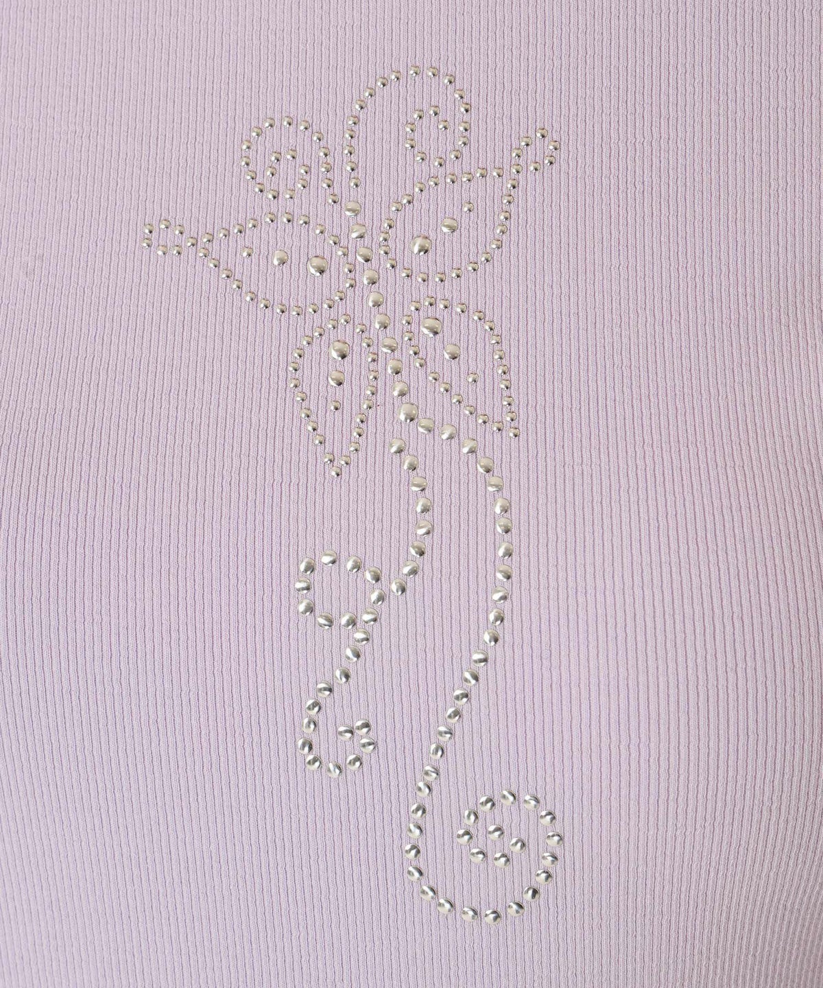 バタフライ/スタッズ/ロンT/カットソー