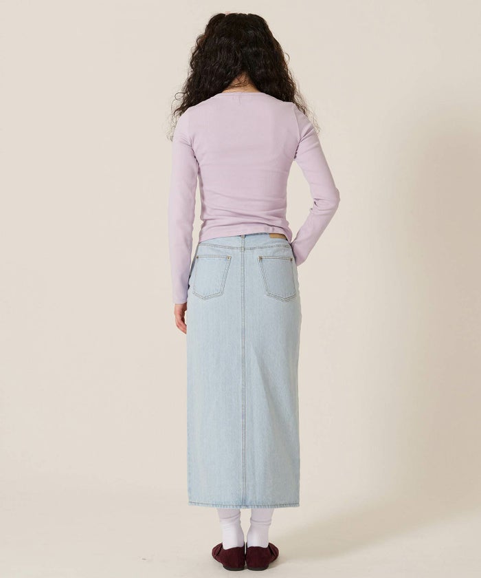 バタフライ/スタッズ/ロンT/カットソー