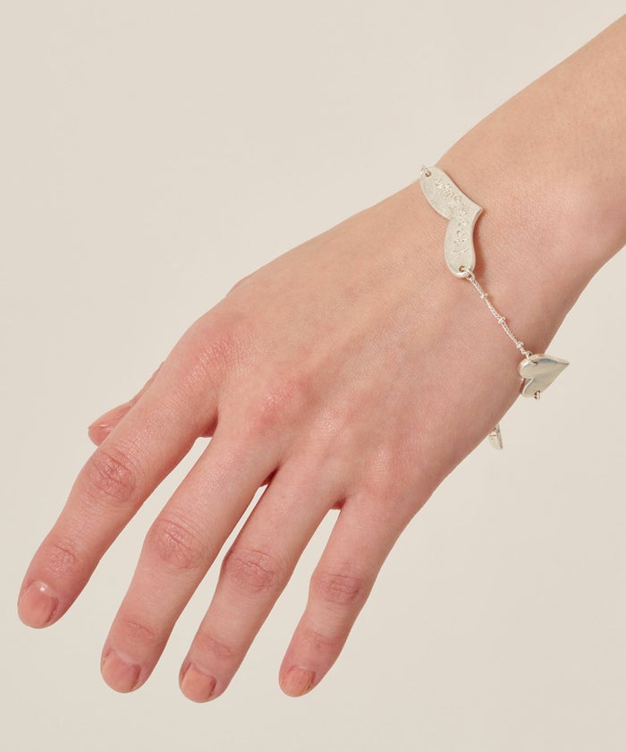 ハート/ブレスレット/シルバー/アクセサリー