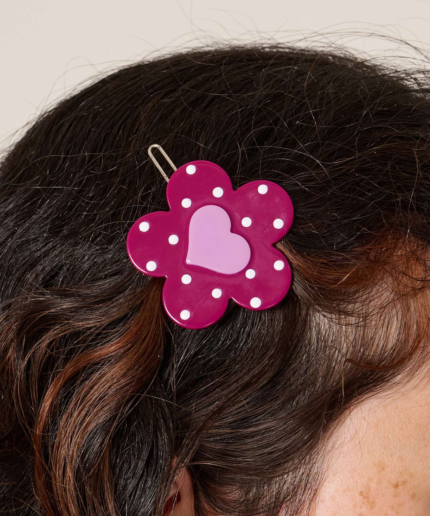 FINAL SALE フラワー モチーフ ヘアピン TINA：JOJUN 全2色｜tnj915