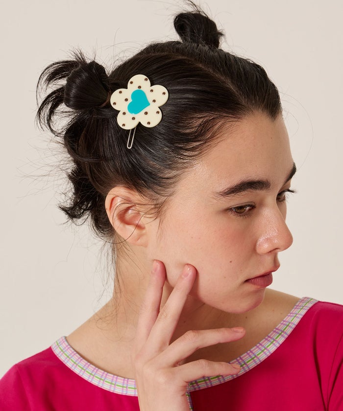 ピン/アクセサリー/バレッタ/フラワー モチーフ ヘアピン TINA：JOJUN