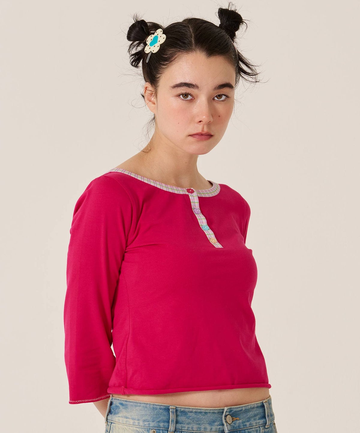 ピン/アクセサリー/バレッタ/フラワー モチーフ ヘアピン TINA：JOJUN