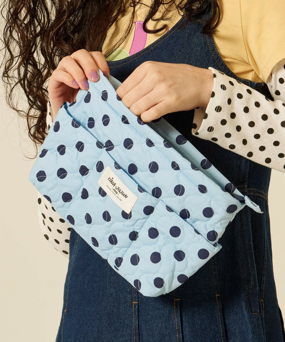 ノベルティ/ポーチ/バックインバック/ドット