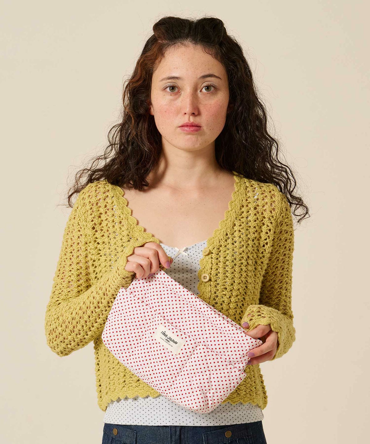 ノベルティ/ポーチ/バックインバック/ドット