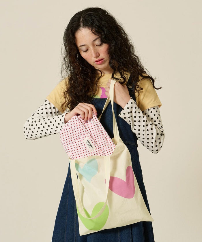 ノベルティ/ポーチ/バックインバック/ドット