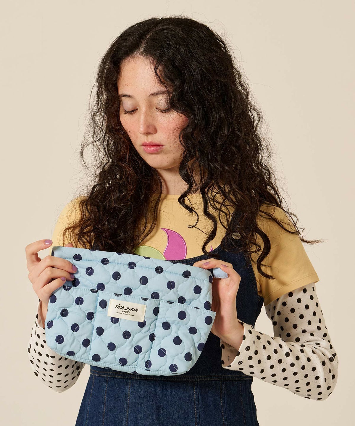 ノベルティ/ポーチ/バックインバック/ドット