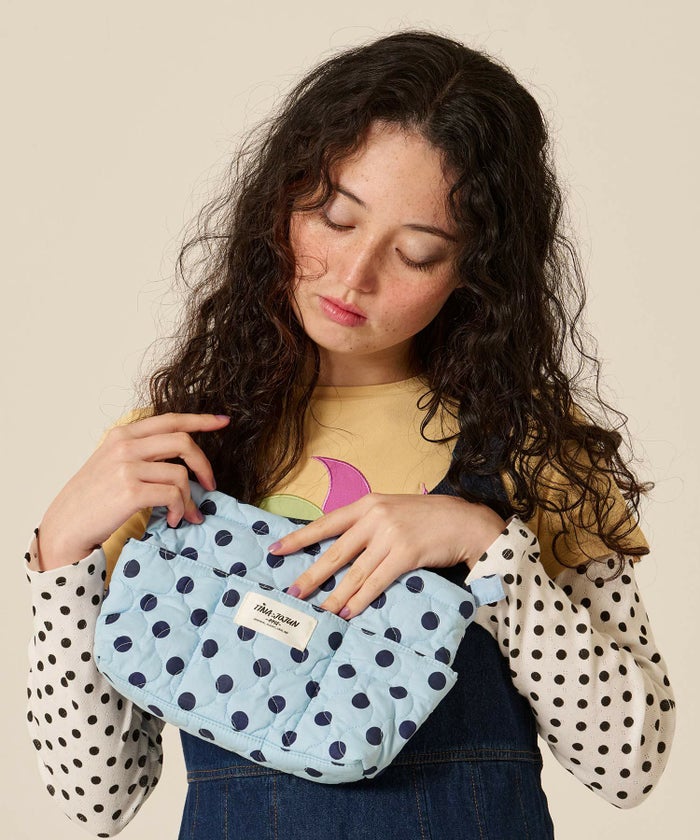 ノベルティ/ポーチ/バックインバック/ドット