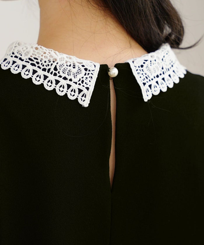 新色追加 手洗い可 オフィス おしゃれ フェミニン 透け感 涙開き カフス 上品 きれいめ 長袖 白 ジョイントスペース