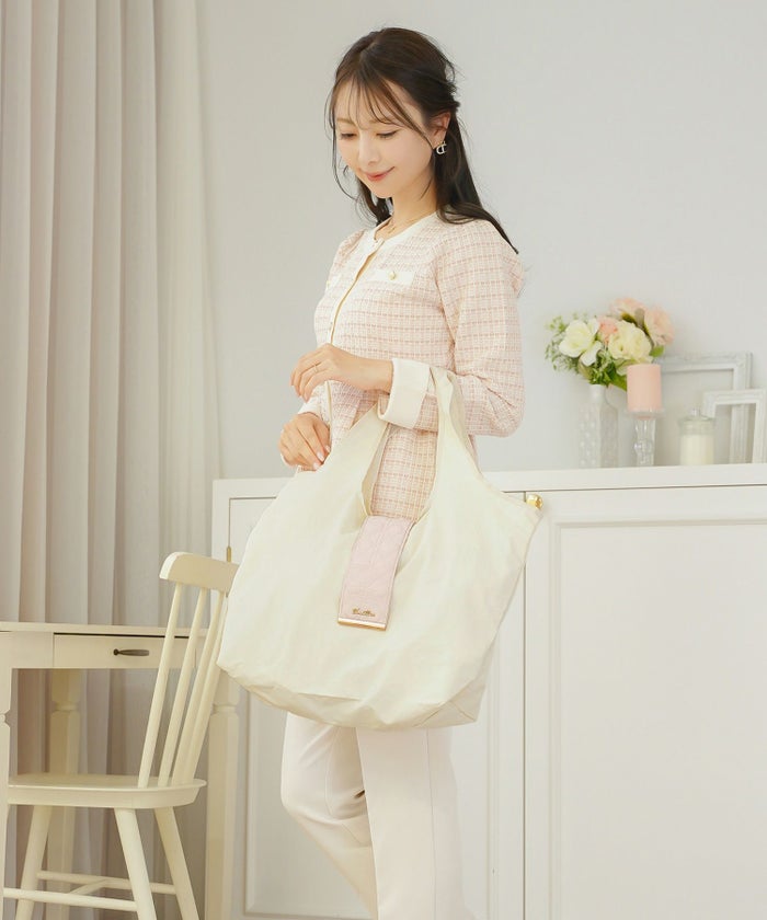 グッズ 雑貨 エコバッグ トートバッグ 折りたたみ コンパクト ハート キルティング 可愛い