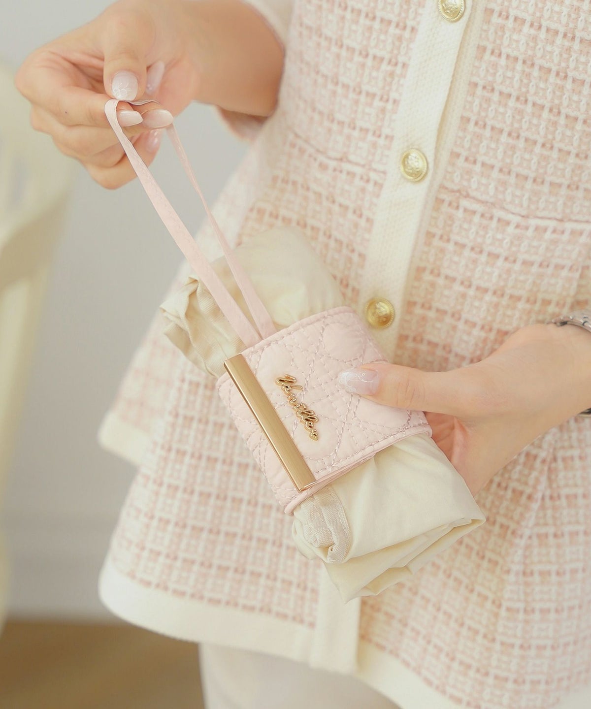 グッズ 雑貨 エコバッグ トートバッグ 折りたたみ コンパクト ハート キルティング 可愛い