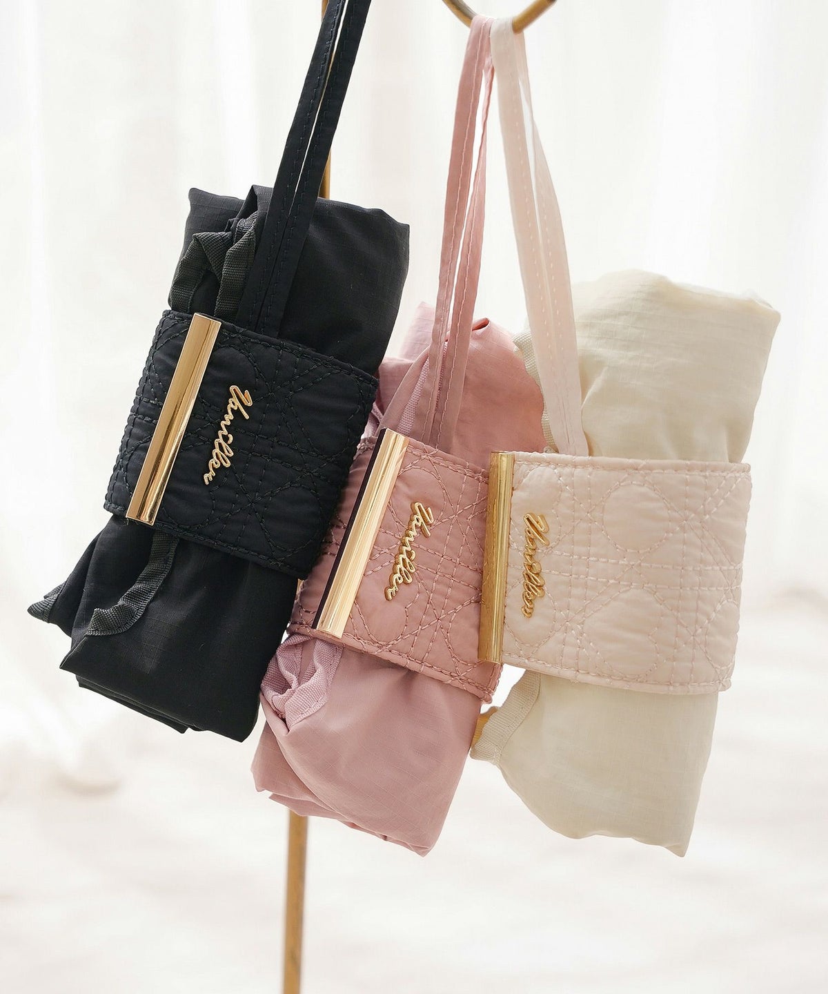 グッズ 雑貨 エコバッグ トートバッグ 折りたたみ コンパクト ハート キルティング 可愛い