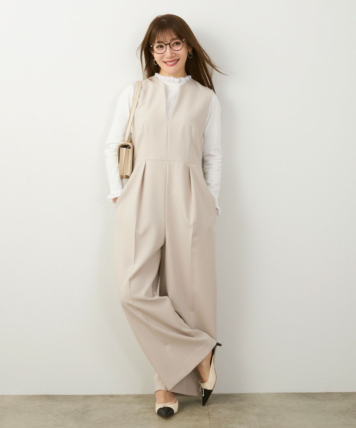 手洗い可 トップス オフィス 着回し かわいい 大人カジュアル きれいめ フェニミン おすすめ ジョイントスペース