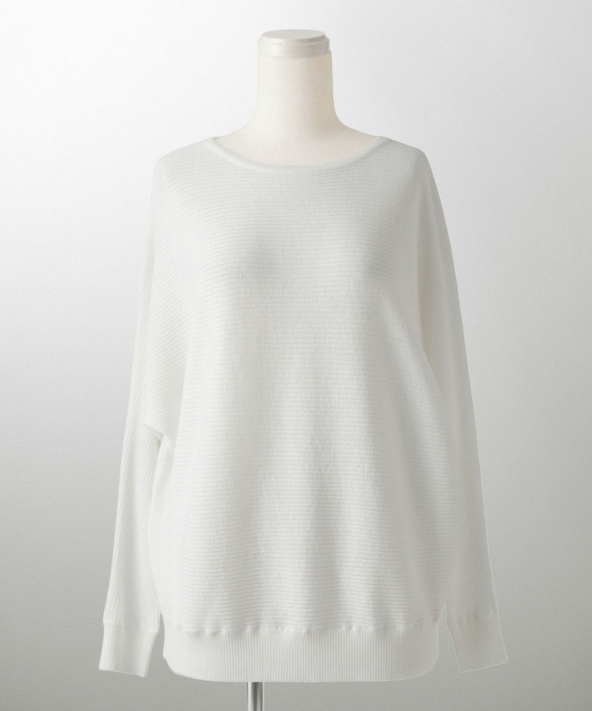 トップス ニット レディース ファッション プルオーバー かわいい きれいめ 春夏秋 白黒 ウォッシャブル ジョイントスペース