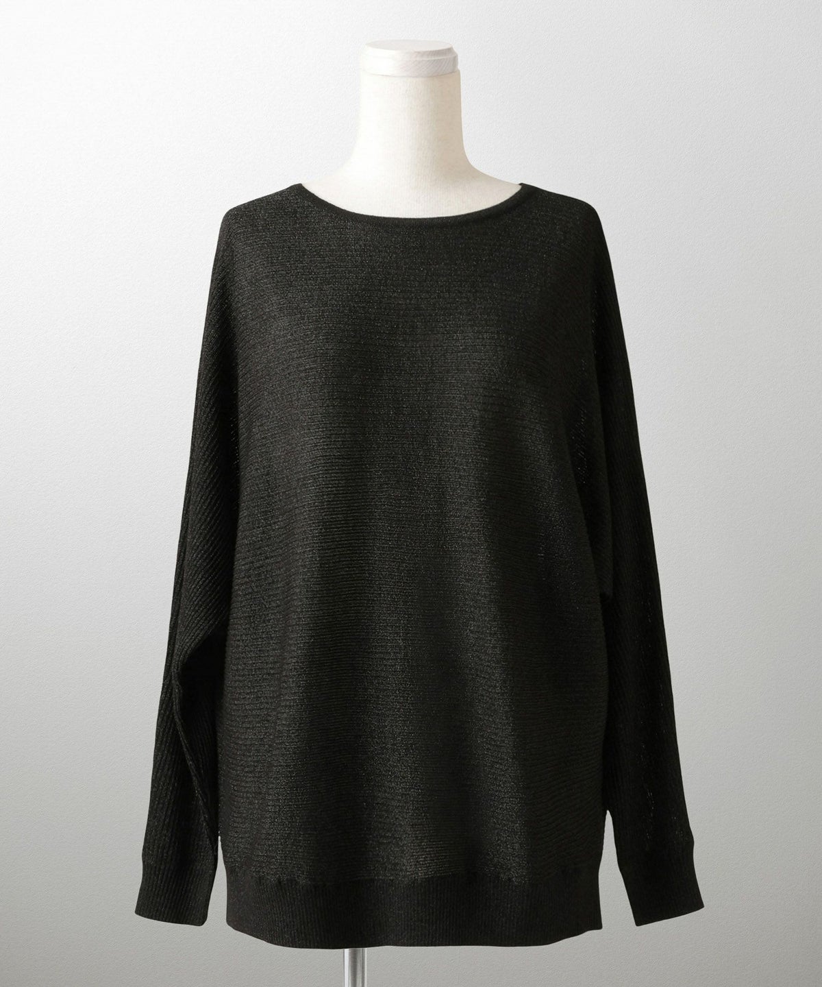 トップス ニット レディース ファッション プルオーバー かわいい きれいめ 春夏秋 白黒 ウォッシャブル ジョイントスペース