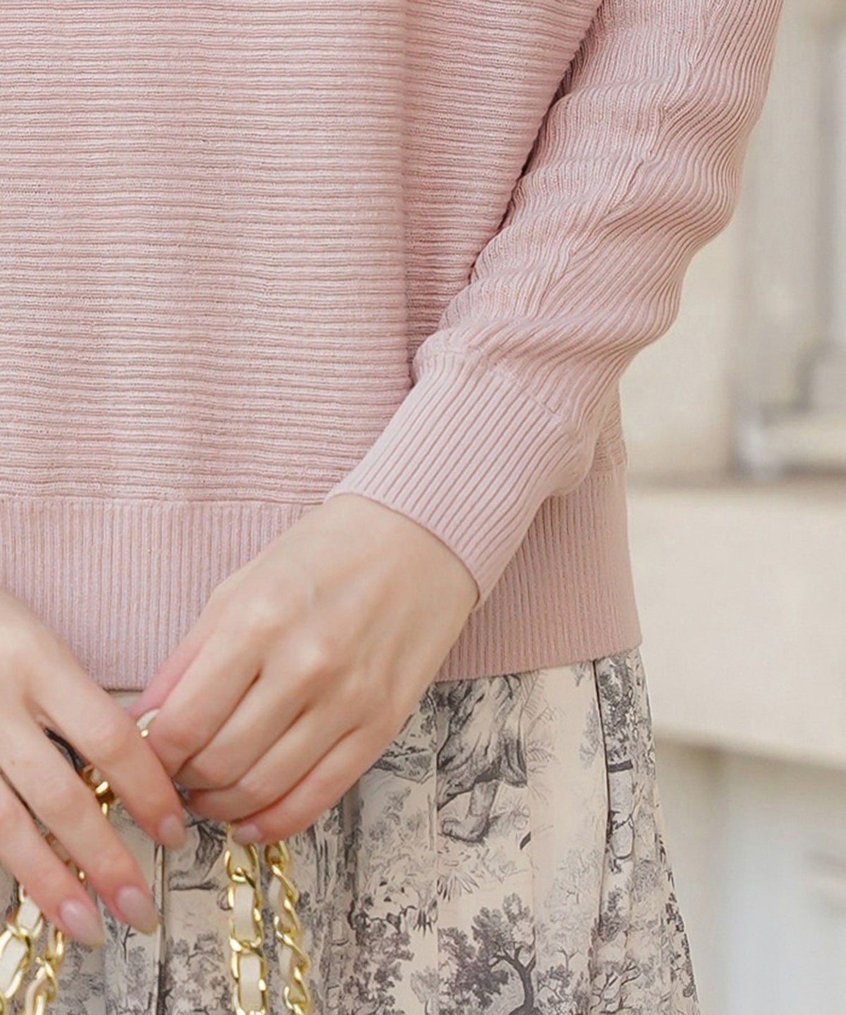 トップス ニット レディース ファッション プルオーバー かわいい きれいめ 春夏秋 白黒 ウォッシャブル ジョイントスペース