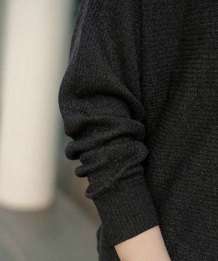 トップス ニット レディース ファッション プルオーバー かわいい きれいめ 春夏秋 白黒 ウォッシャブル ジョイントスペース