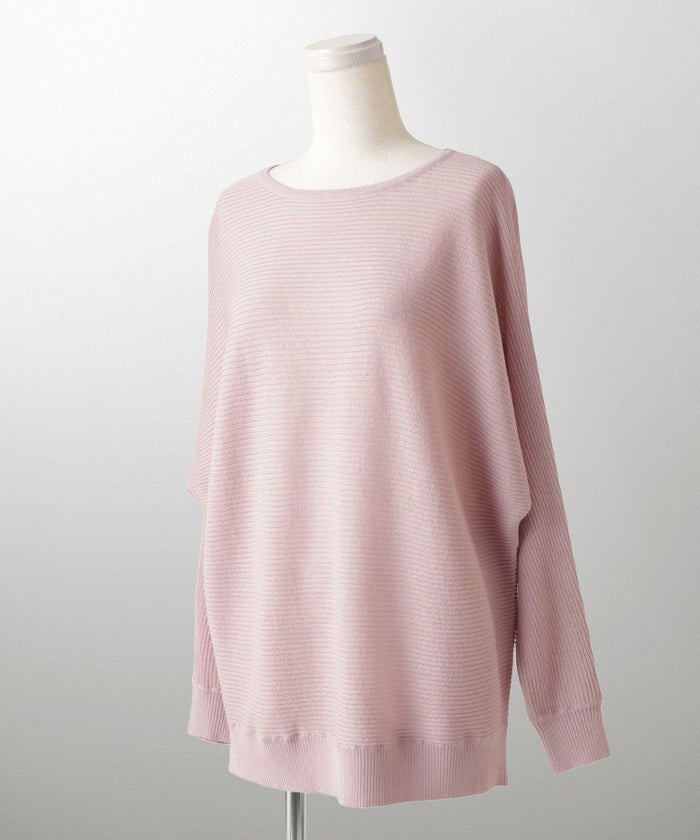 トップス ニット レディース ファッション プルオーバー かわいい きれいめ 春夏秋 白黒 ウォッシャブル ジョイントスペース