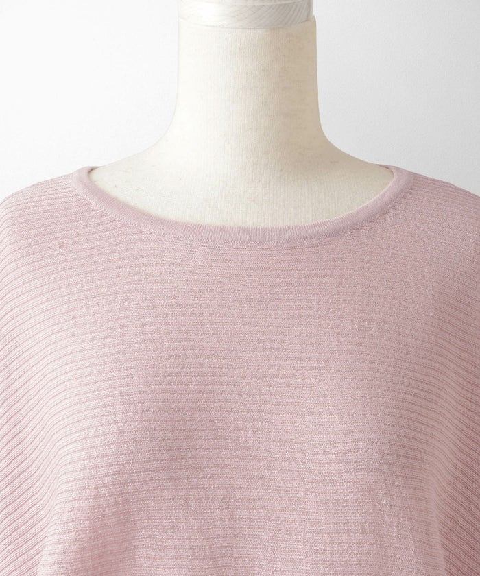 トップス ニット レディース ファッション プルオーバー かわいい きれいめ 春夏秋 白黒 ウォッシャブル ジョイントスペース